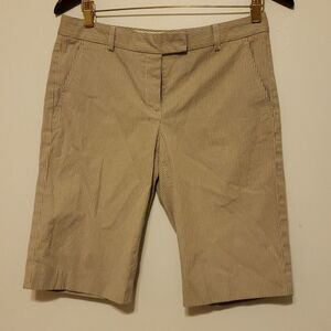 Theory Bermuda shorts striped size 6